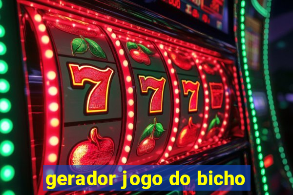 gerador jogo do bicho